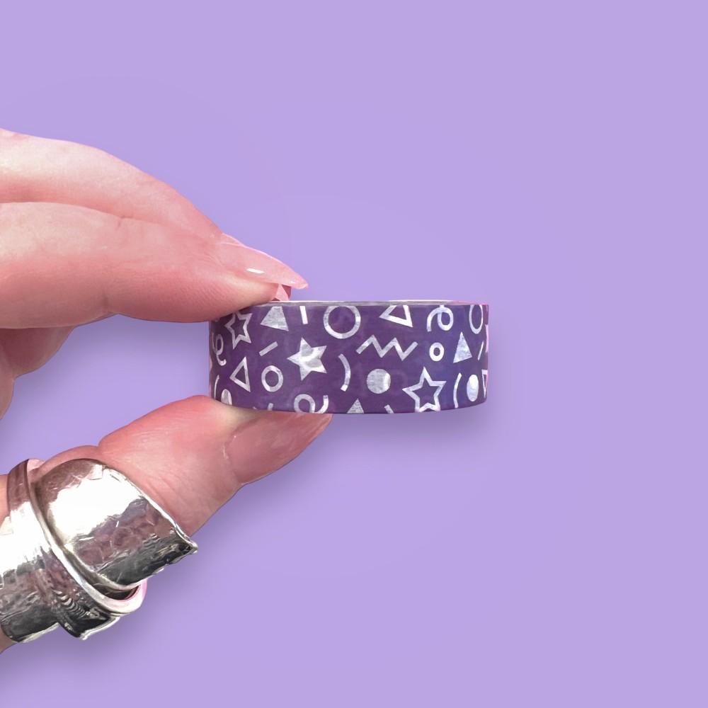 Purple Confetti Washi Tape