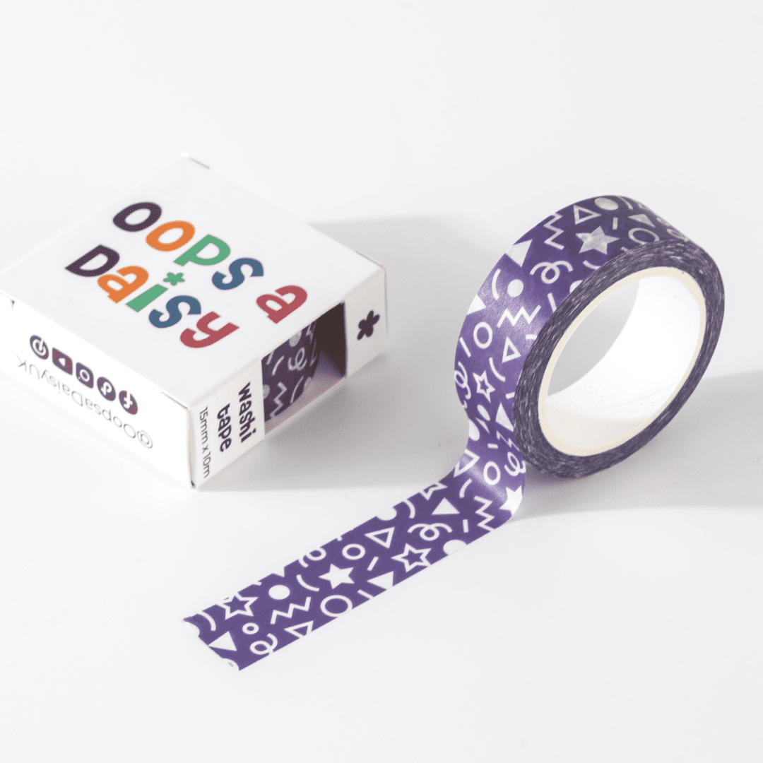 Purple Confetti Washi Tape