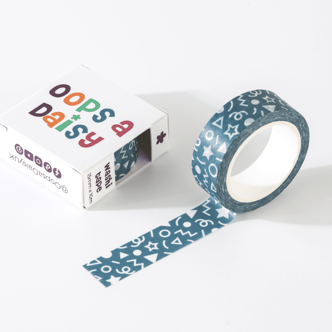 Teal Confetti Washi Tape