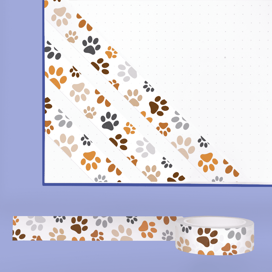 Muddy Paws Washi Tape