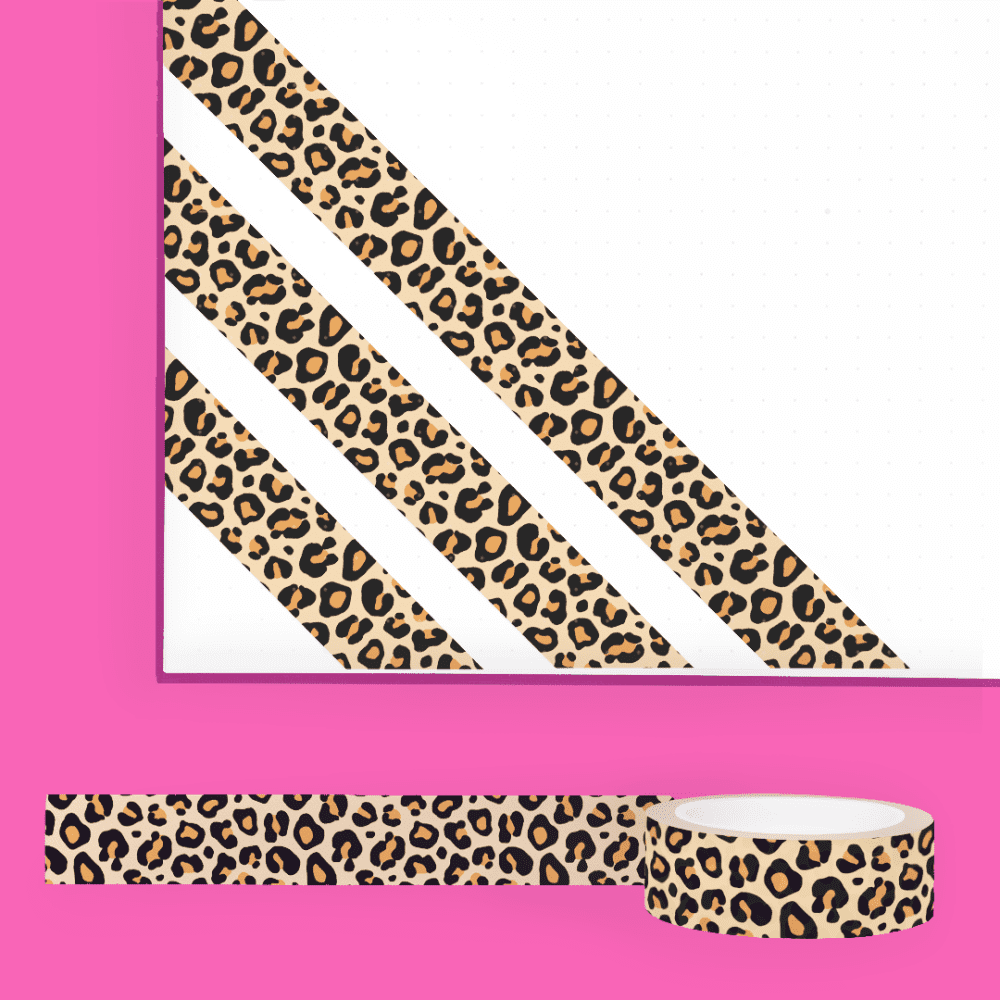 Wild Journaling - Leopard Print Washi Tape