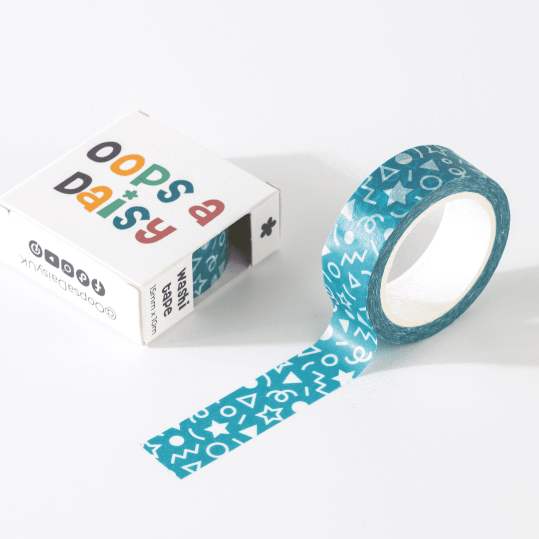 Turquoise Confetti Washi Tape