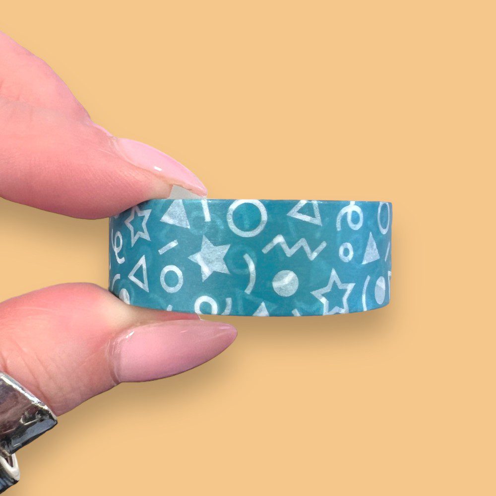 Turquoise Confetti Washi Tape