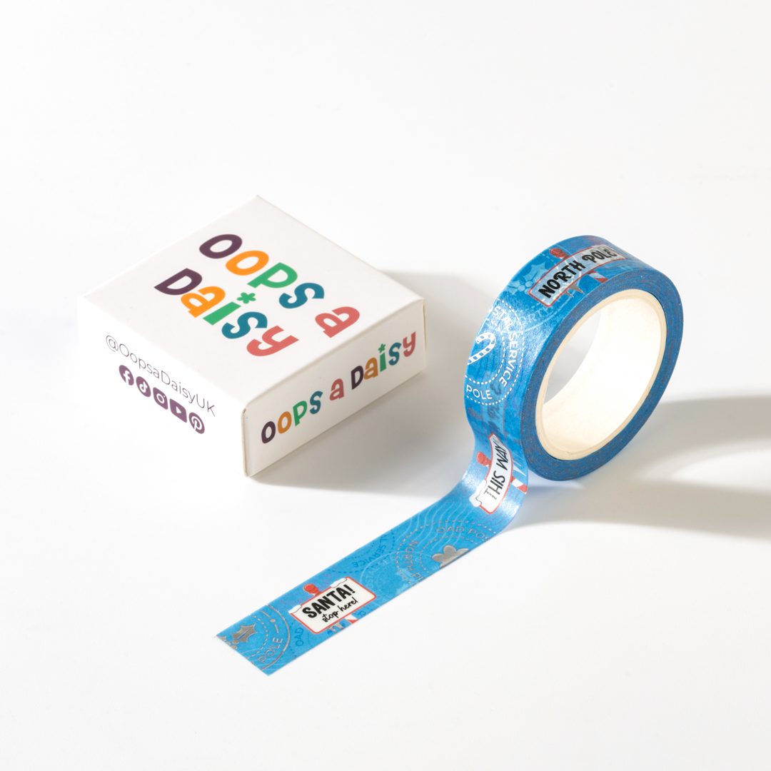 North Pole - Silver Foil Washi Tape